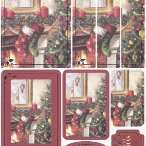 create & craft traditional christmas collection a4 topper sheet