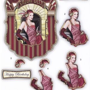 debbi moore designs art deco decoupage sheet