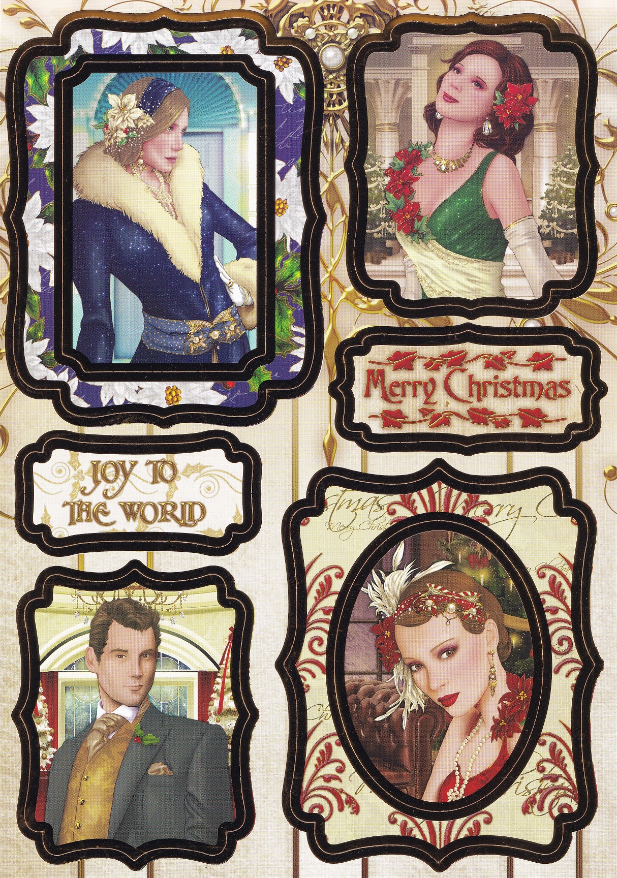 debbi moore designs magical christmas craft toppers