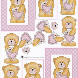 deco designs valentines decoupage sheet