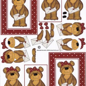 deco designs valentines decoupage sheet