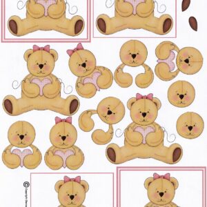 deco designs valentines decoupage sheet