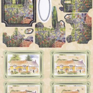 anita's county cottage & garden decoupage sheet.