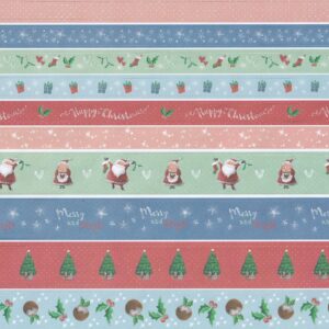 docrafts at home with santa die cut border sheet