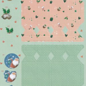 docrafts at home with santa die cut mini crackers 1