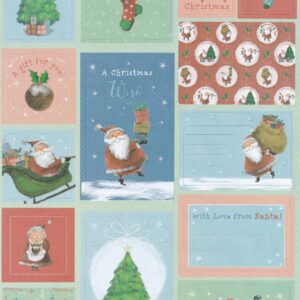 docrafts at home with santa die cut toppers gift labels