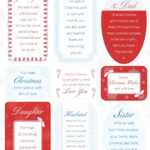 docrafts glitterments die cut sparkling sentiments family christmas