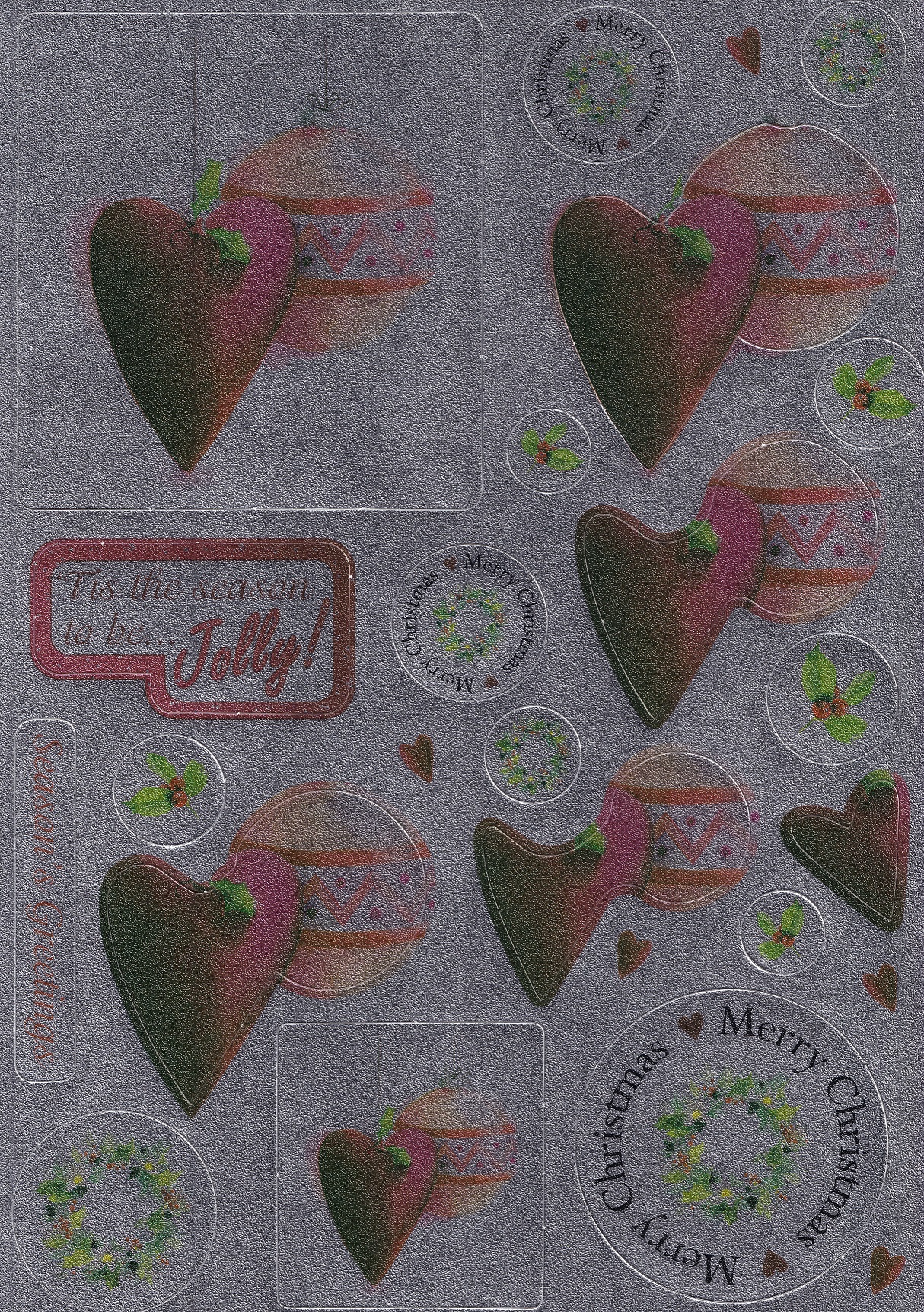 docrafts henbury lane a4 foiled decoupage poinsettia gifts
