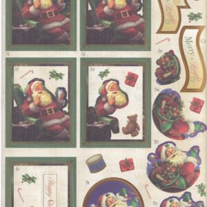 docrafts letter to santa a4 decoupage pack.
