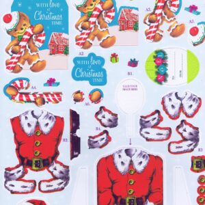 docrafts papermania love santa a4 decoupage pack.