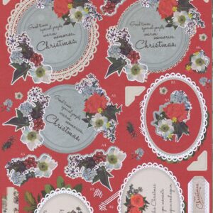 docrafts pocket full of posies a4 decoupage kit