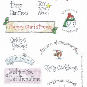 margaret sherry a5 christmas topper collection