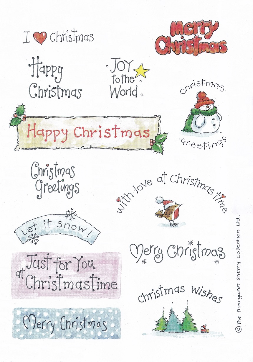 margaret sherry a5 christmas topper collection