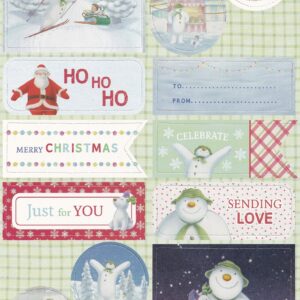 snowdog enterprises the snowman & snowdog a5 topper sheet