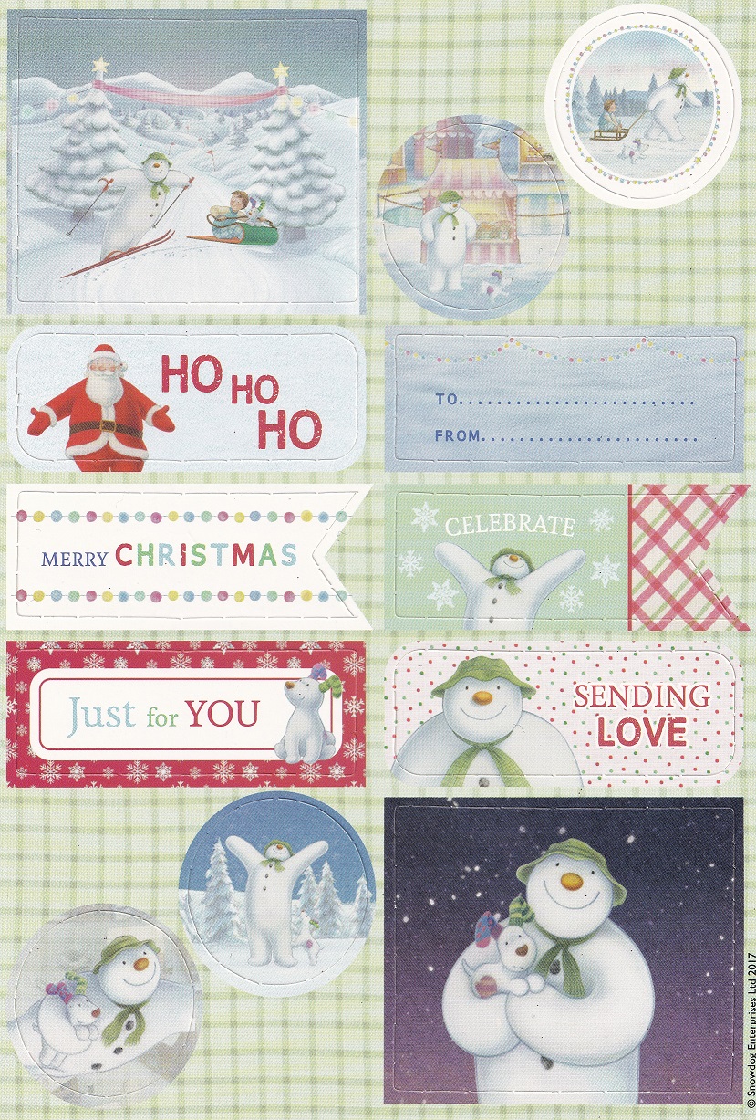 snowdog enterprises the snowman & snowdog a5 topper sheet