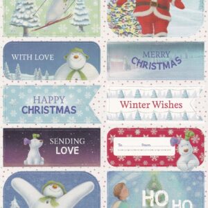 snowdog enterprises the snowman & snowdog a5 topper sheet