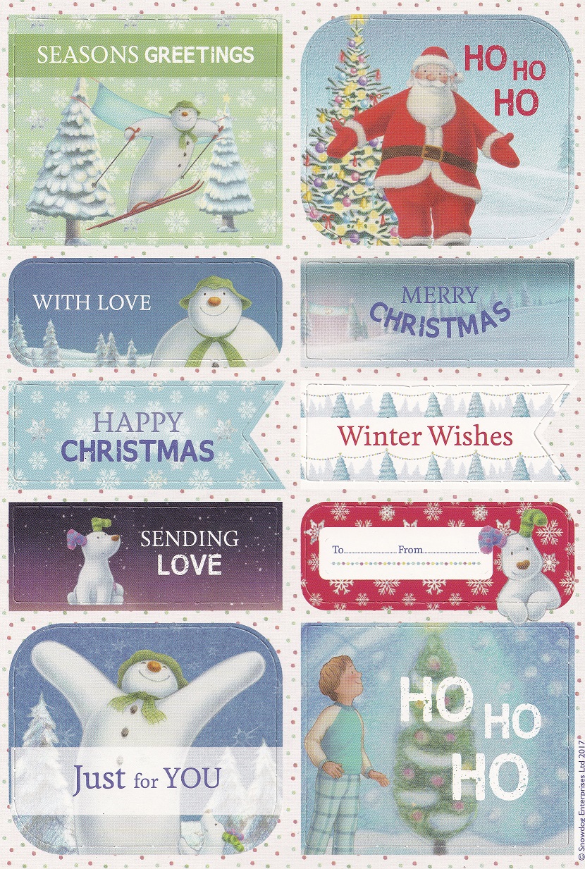 snowdog enterprises the snowman & snowdog a5 topper sheet