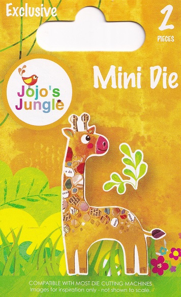 avec jojo's jungle giraffe mini die