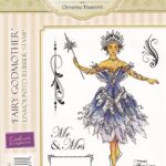 cc cinderella collection fairy godmother rubber stamp