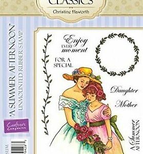 cc crisalis classics a summer afternoon rubber stamp