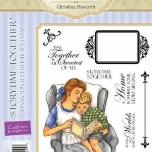 cc crisalis classics storytime together rubber stamp