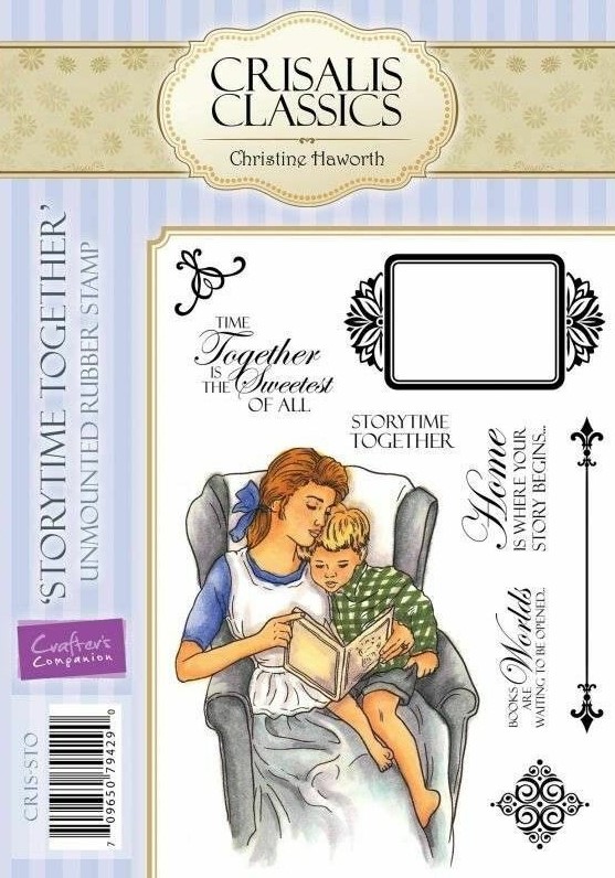 cc crisalis classics storytime together rubber stamp