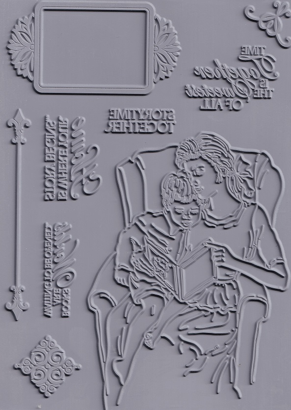 cc crisalis classics storytime together rubber stamp