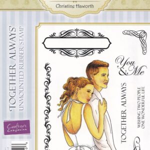 cc crisalis classics together always rubber stamp