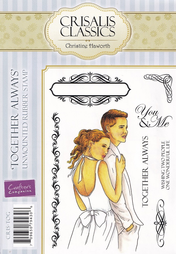 cc crisalis classics together always rubber stamp