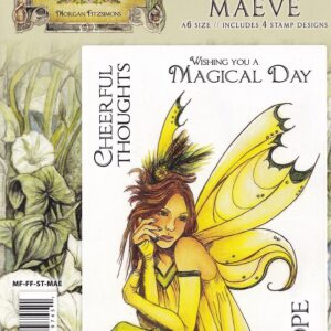 cc flights of fantasy maeve rubber stamp