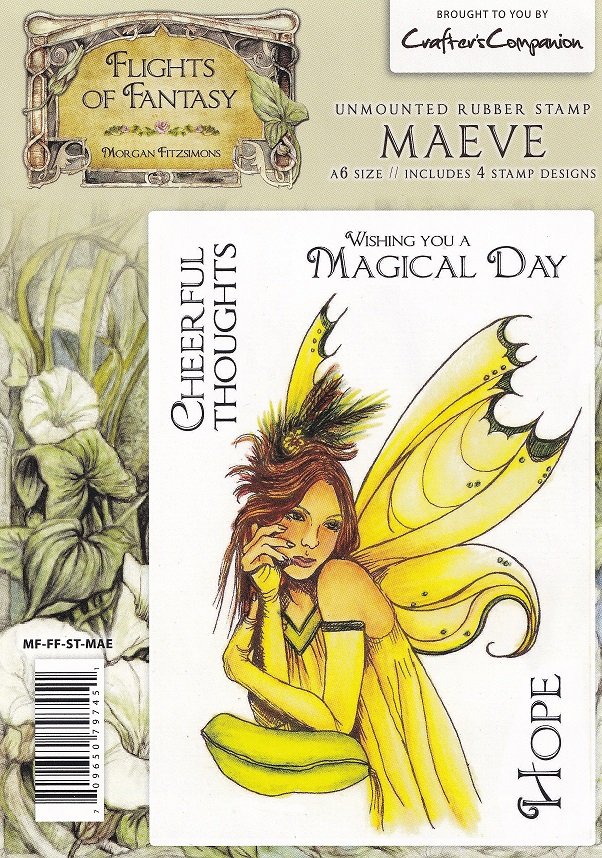cc flights of fantasy maeve rubber stamp