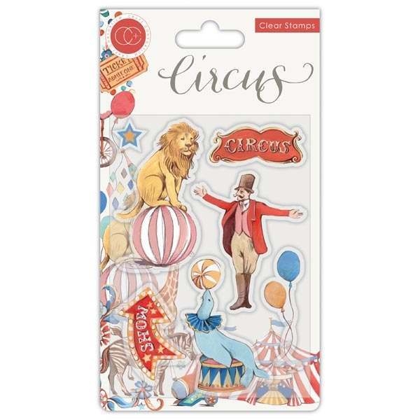 craft consortium the circus clear stamps