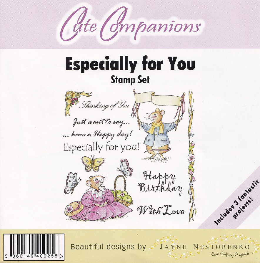 crafters companion cute companions especially for you stamp set