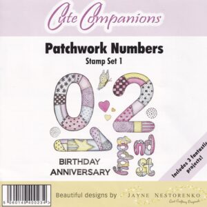 crafters companion cute companions patchwork numbers set 1