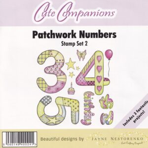 crafters companion cute companions patchwork numbers set 2