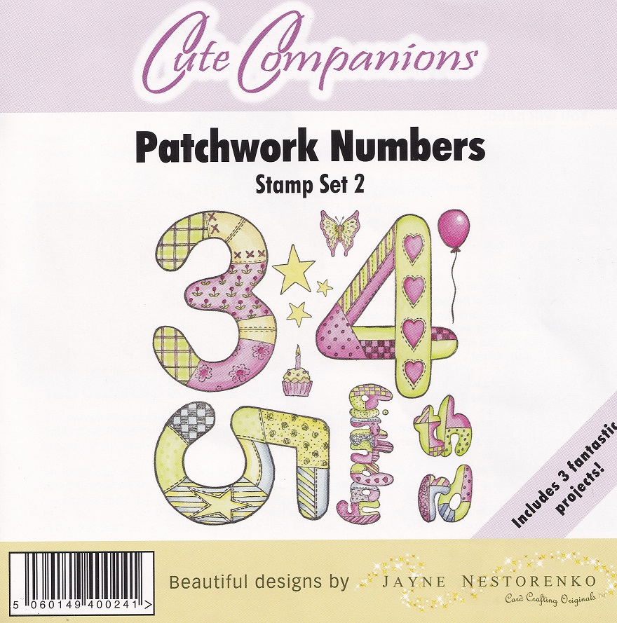 crafters companion cute companions patchwork numbers set 2
