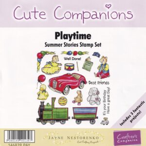 crafters companion cute companions playtime summer stories stamp set