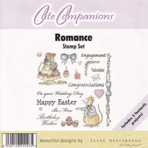 crafters companion cute companions romance stamp set