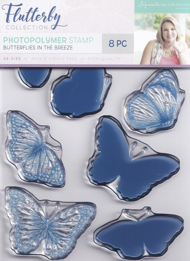 crafters companion flutterby collection acrylic stamps