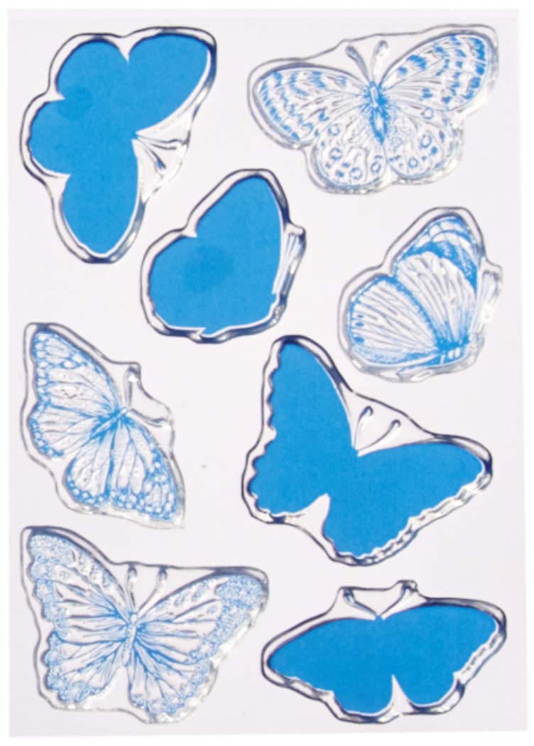 crafters companion flutterby collection acrylic stamps