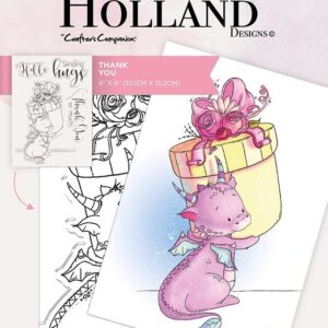 crafters companion lee holland designs thank you
