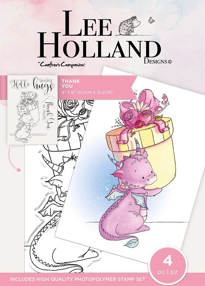 crafters companion lee holland designs thank you