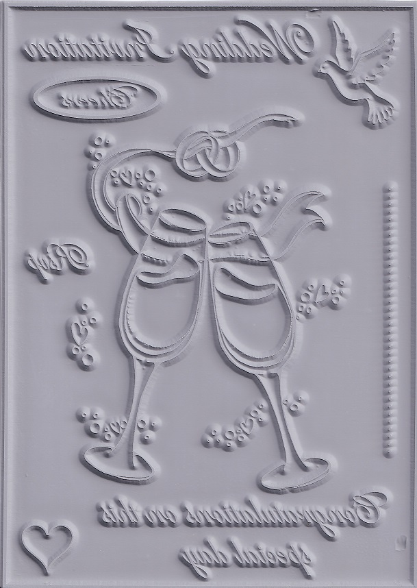 crafts uk cheers rubber stamp