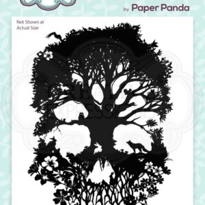creative expressions a mind to be wild rubber stamp