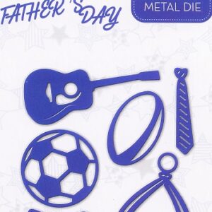 cut & make fathers day dies icons