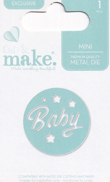 cut & make mini baby dies baby round