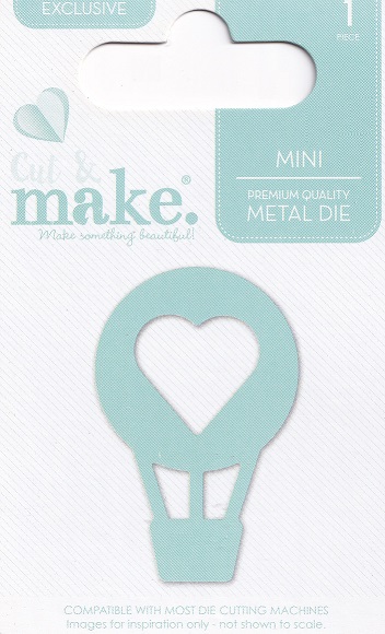 cut & make mini baby dies hot air balloon