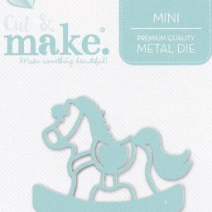 cut & make mini baby dies rocking horse
