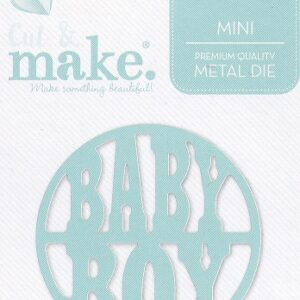 cut & make mini baby dies round baby boy