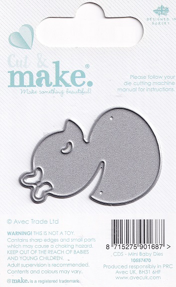cut & make mini baby dies rubber duck